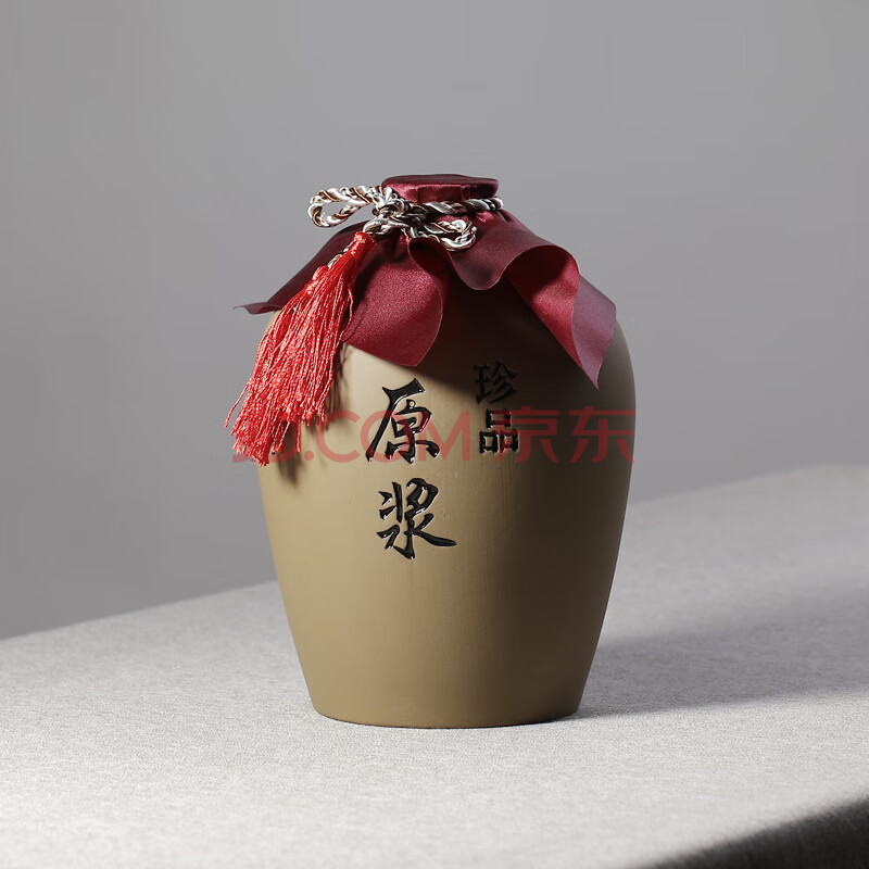 酒坛子陶瓷 土陶陶瓷酒坛子手工酒瓶1斤2斤3斤5斤装家用窖藏密封坛