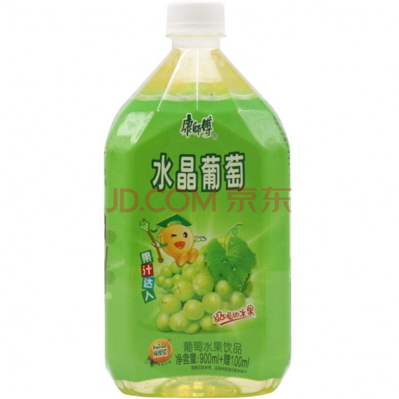 康师傅水晶葡萄 1l*6瓶 冰红茶茉莉茶水晶葡萄大瓶果味茶饮料整箱