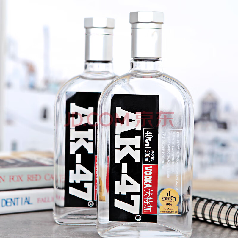 ak-47ak47伏特加洋酒杰克传奇700ml40度原味基酒酒吧调酒鸡尾酒组合