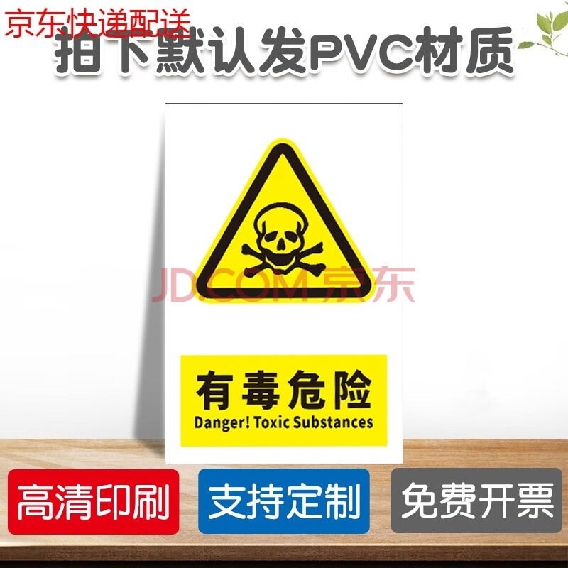当心中毒安全标识牌 农药有毒危险当心煤气毒气有害气体中毒警示标志