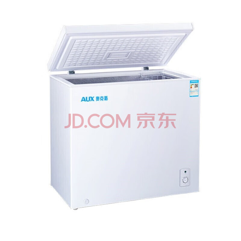 奥克斯(aux)节能冰柜家用冷冻柜小型保鲜冷冻两用冷柜商用卧式大容量