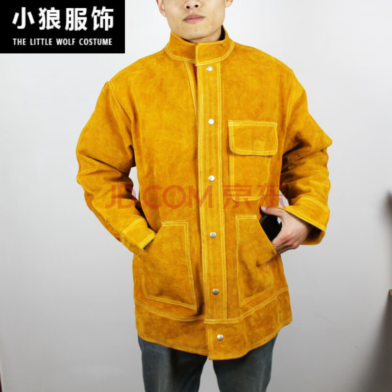 【焊工专用牛皮衣服】电焊牛皮防护工作服隔热防烫防火花飞溅烧焊外套