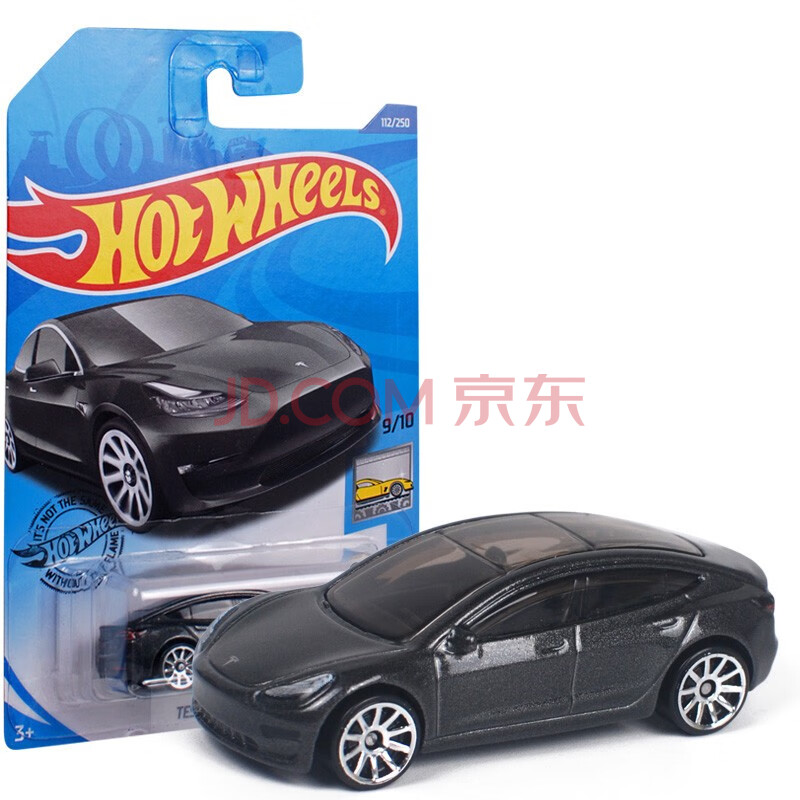 tesla model3迷你合金车模特斯拉模型小跑车风火轮系列模型 特斯拉