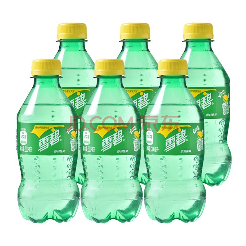 可口可乐雪碧300ml*6瓶