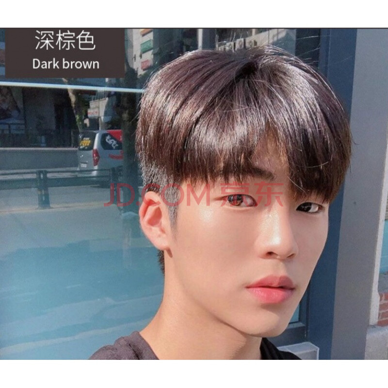 2021男生染发流行色,2021男生烫发发型大全 2021流行色银白色男士染发剂松石蓝绿色蓝黑灰蓝染发膏自己在家染 深