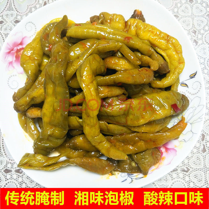 香辣开胃菜鲜辣特辣下饭菜手工自制瓶装 湘味泡椒半斤瓶(净含量250克)