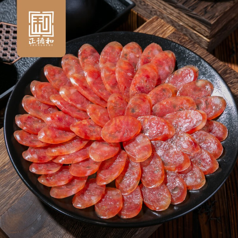 正德和茶乡农家香肠广式腊肠特色便捷煲仔饭食材香肠切片 50g*1包