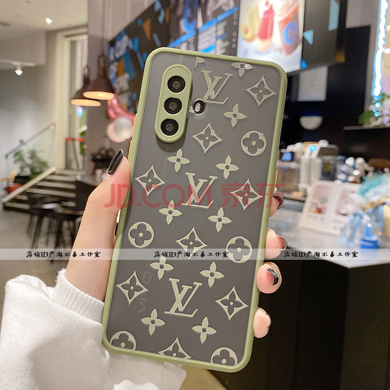 vivox30原装手机壳,vivox60原装手机壳 vivox30手机壳镜头保护印花防摔简约x30pro网红欧美潮牌磨砂乔鸟 抹茶