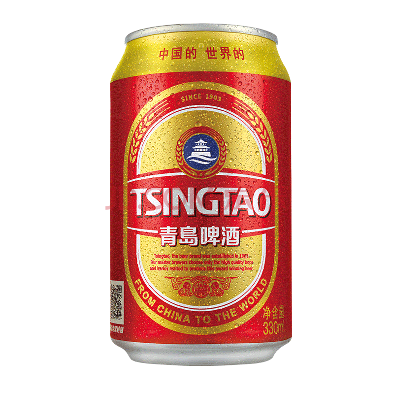 青岛啤酒(tsingtao)红金9度 330ml*9听装