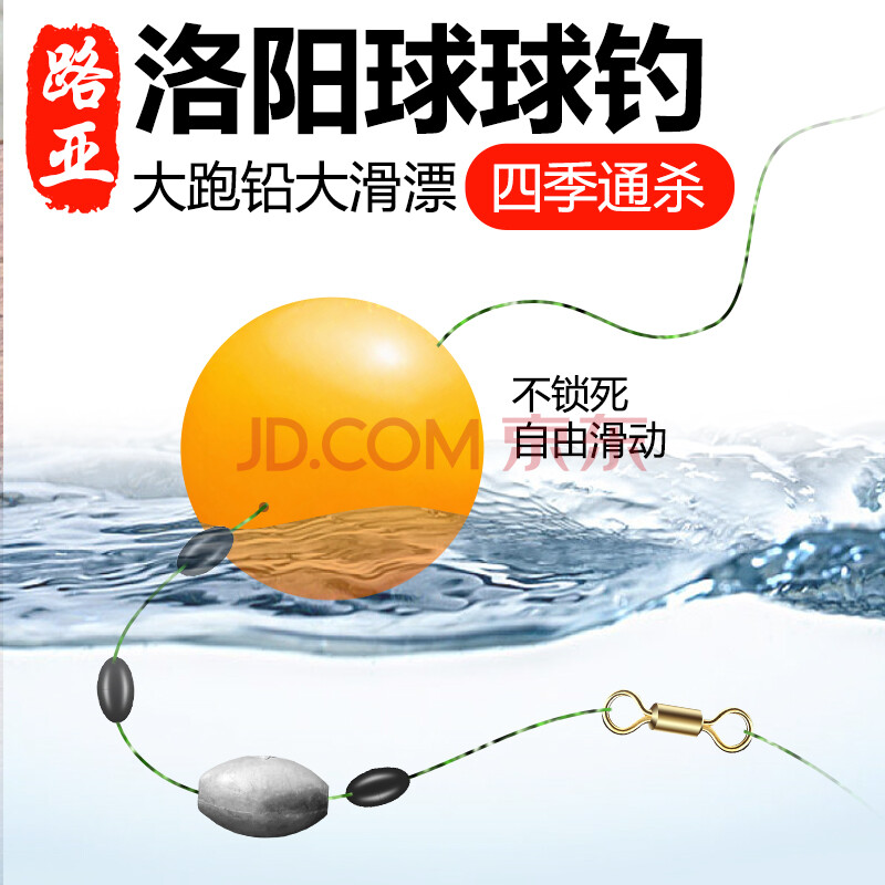 川品社 球形浮漂 冬钓洛阳球球钓法球漂路亚鲫鱼浮力球钓鱼底钓漂球型