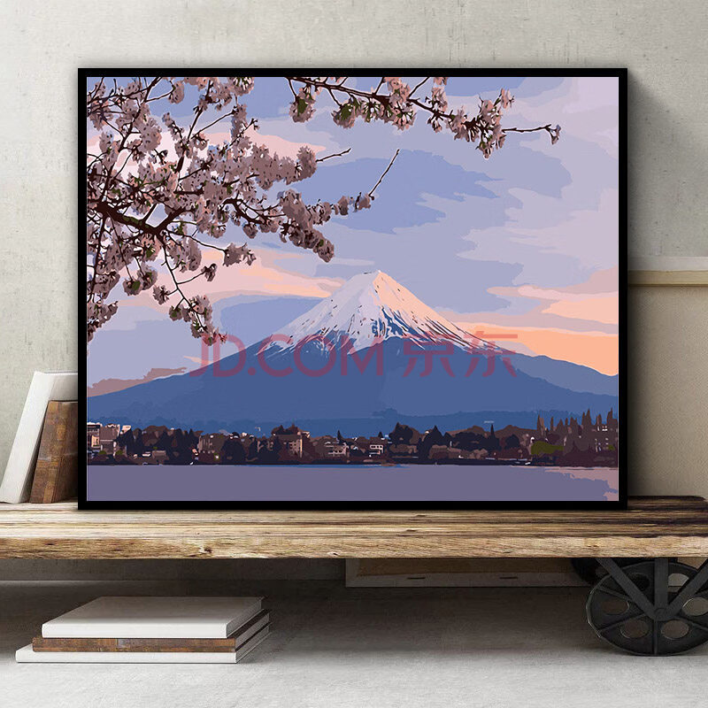 088-富士山 40*50cm带内框1