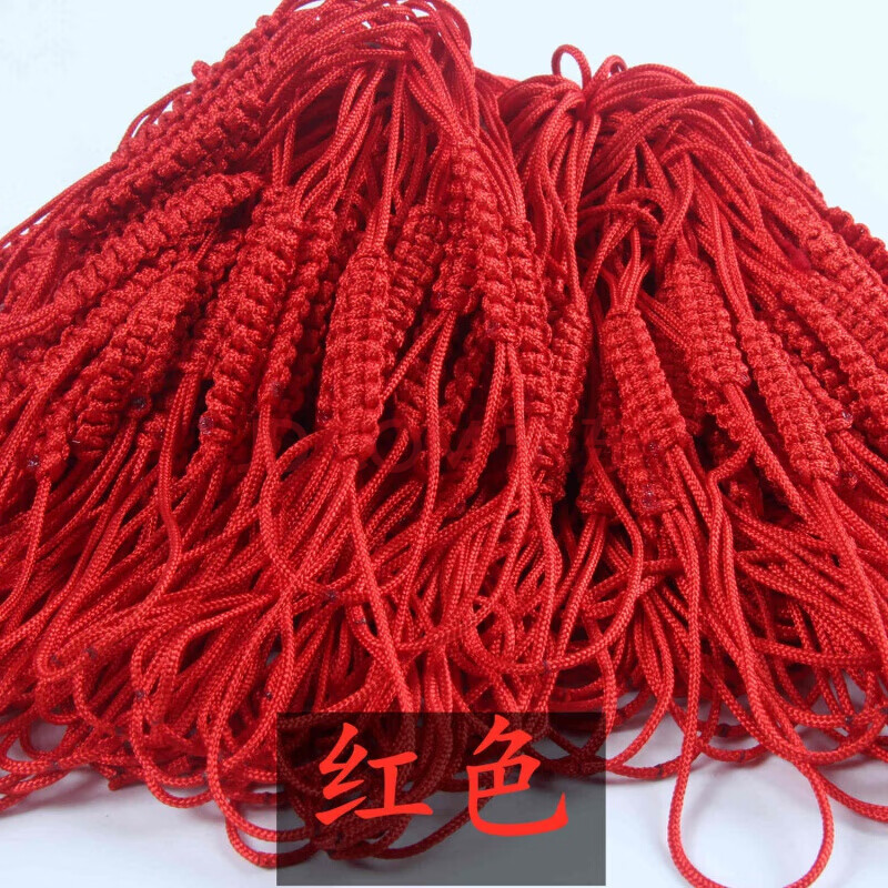 壶绳紫砂茶壶绳子全手工编织红绳系茶壶绳绑茶壶绳茶具绳子红绳子