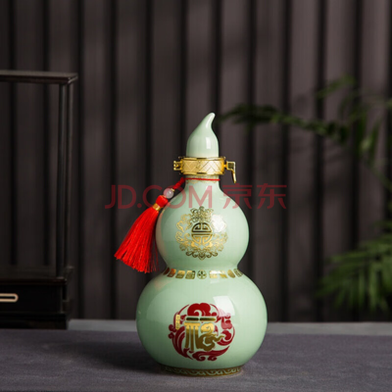 五粮液 茅台 习酒 汾酒用酒具 葫芦酒具酒瓶陶瓷家用密封1斤装空酒壶