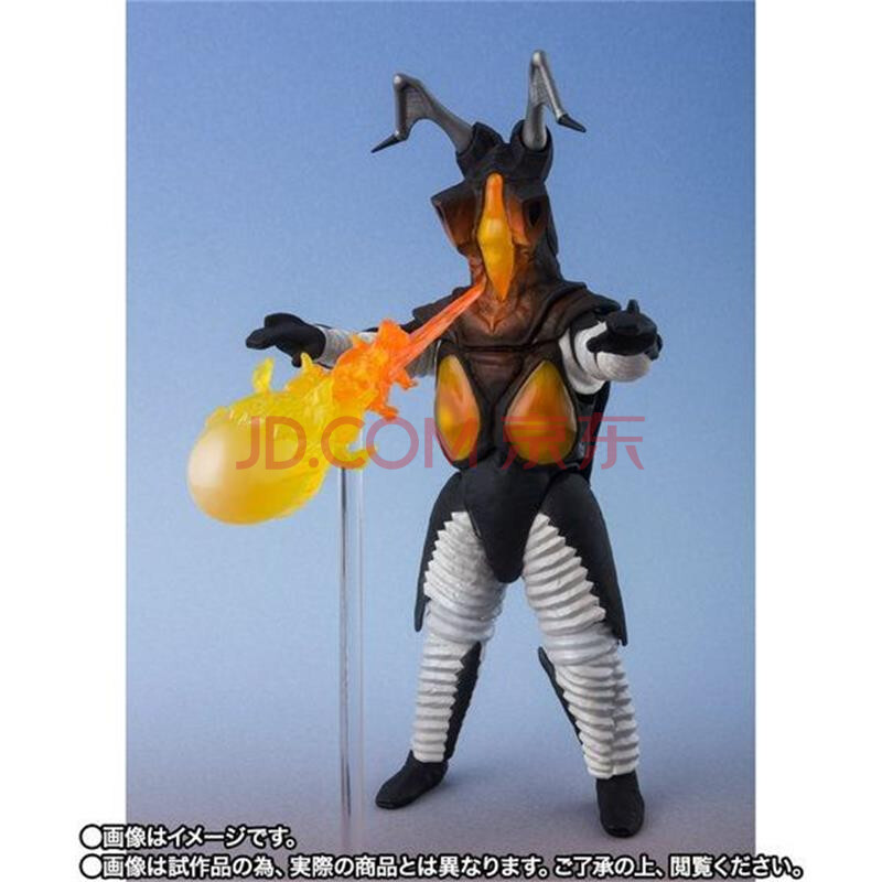 万代shf 超可动泽塔奥特曼手办模型玩具15cm 芝顿杰顿 一兆度的火球