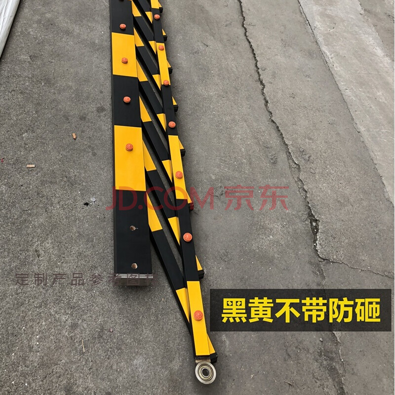 捷顺道闸杆捷顺栅栏杆金色栅栏杆栅栏式道闸杆原装小区门卫升降杆