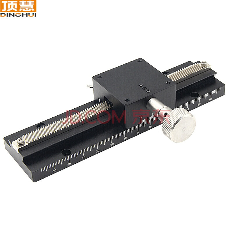 x轴位移平台lwx60/40/25-300长行程燕尾槽齿轮齿条型手动微调滑台 加