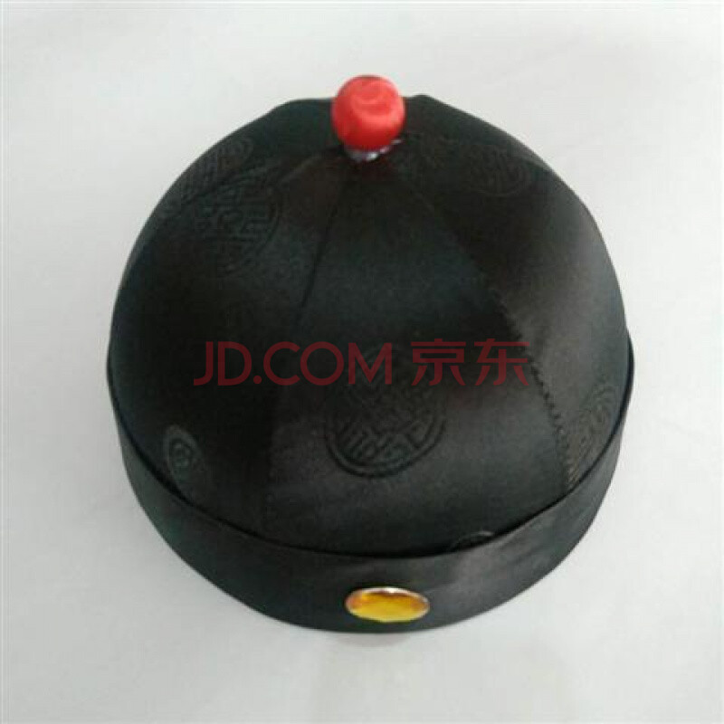 新品皇帝帽古装帽子地主帽男清朝皇帝新郎唐装古装戏曲瓜皮帽婚庆节日