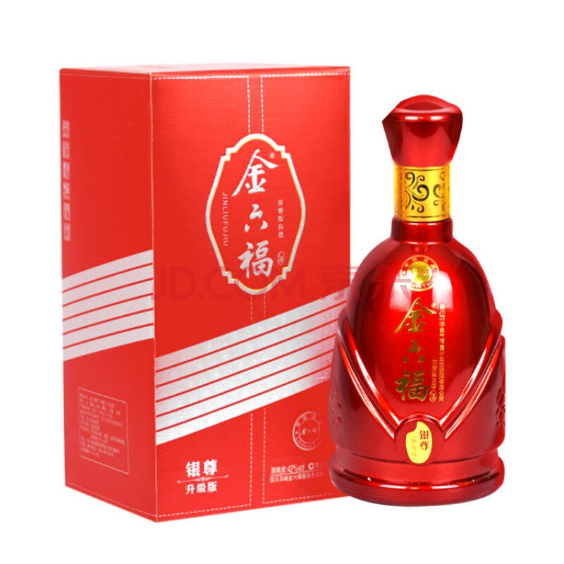 八折金六福白酒金尊银尊四川整箱白酒42度 500ml送礼结婚合适 银尊500