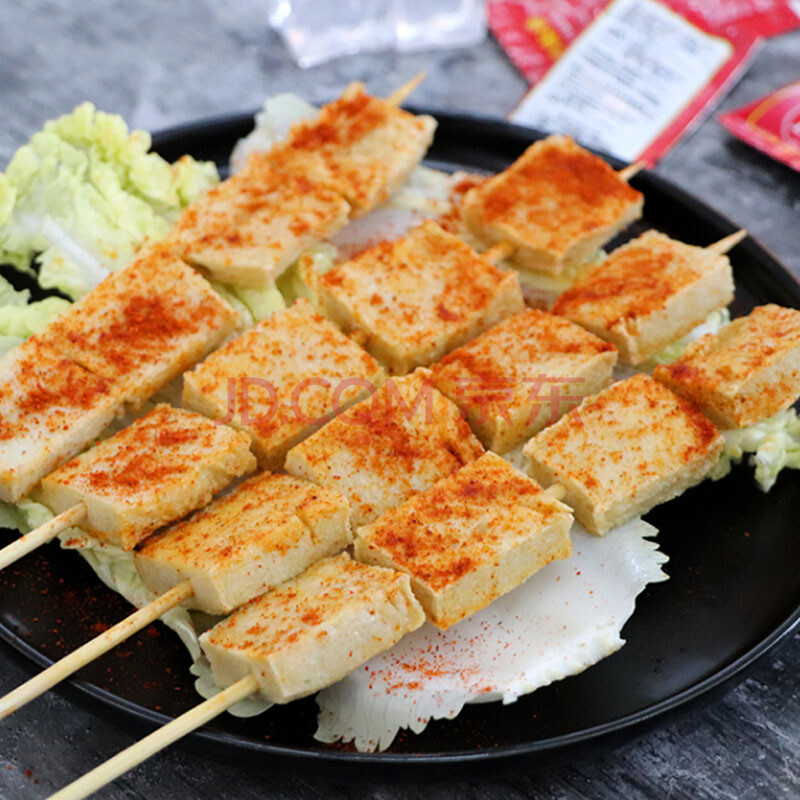 千页豆腐串30串烧烤串速冻百叶豆腐麻辣烫火锅食材半成品烧烤油炸小吃