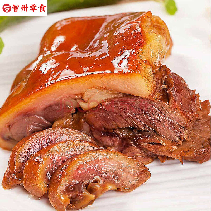 酱香猪头肉300g-500g猪脸卤味熟食下酒菜真空猪蹄猪手酱香肘280g 五香