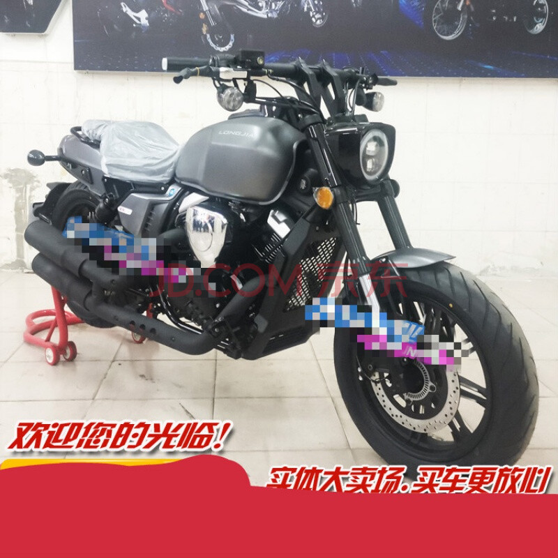 龙嘉v霸vbob复古车国四哈雷太子250双v缸带abs美式巡航电喷摩托车