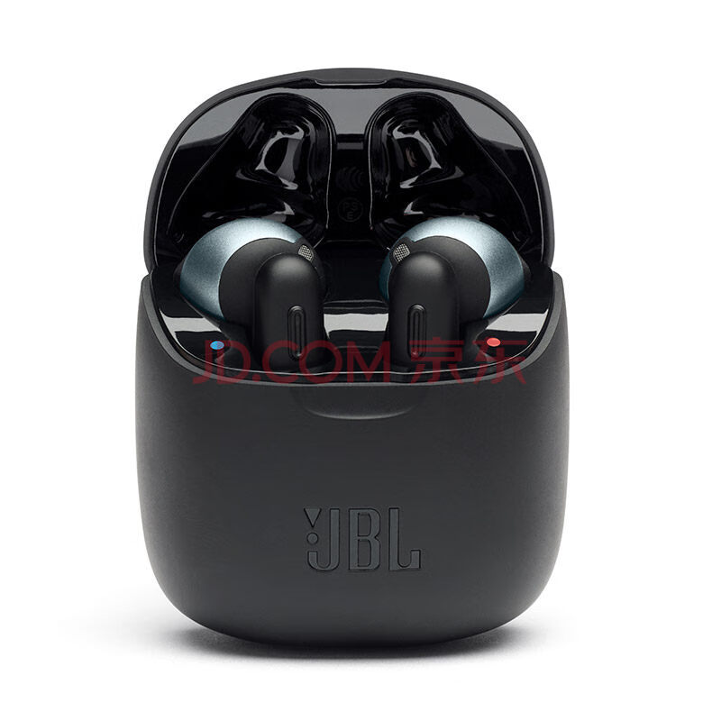 jbl t220tws真无线蓝牙耳机双耳长待机运动跑步听歌话降噪触控 黑色