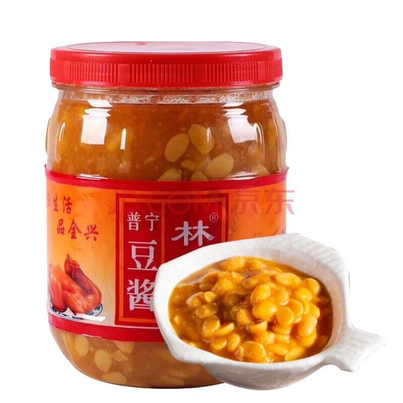 林瑞兴普宁豆酱潮汕特产黄豆酱农家豆瓣酱炒菜家用 林瑞兴-黄豆酱800g