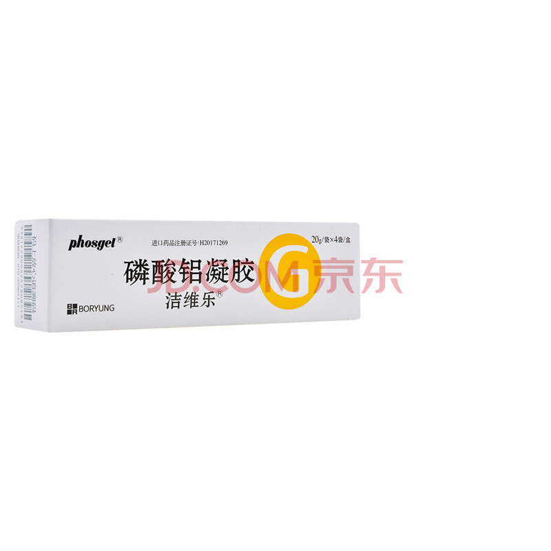 洁维乐 洁维乐 磷酸铝凝胶 20g*4袋/盒
