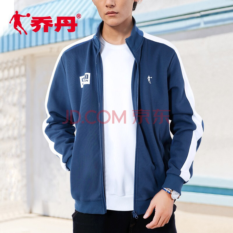 乔丹外套男装2021春秋季新款防风衣运动套装夹克休闲跑步风衣运动服男