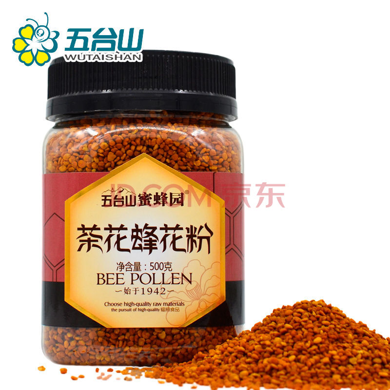蜜蜂园茶花蜂花粉500g 未破壁颗粒 茶花花粉