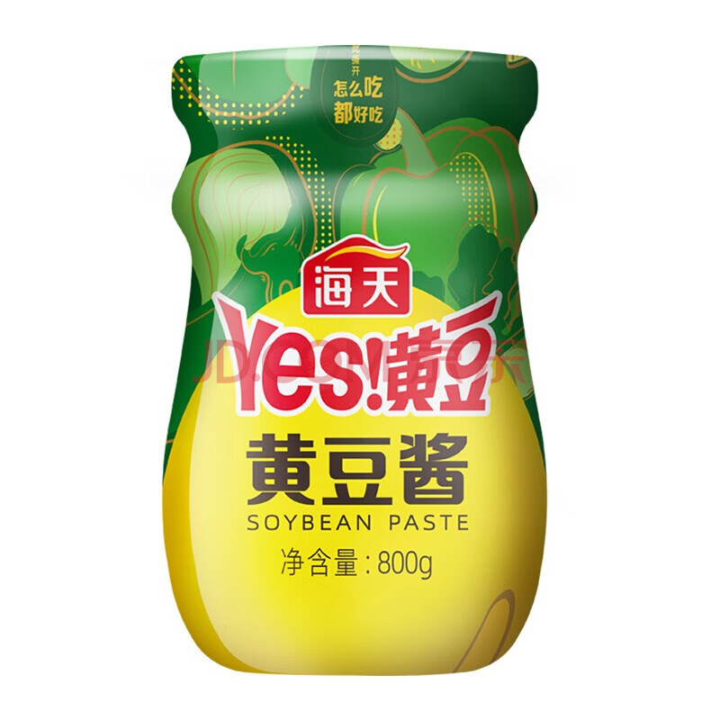 海天黄豆酱800g(原味(辣)东北豆瓣酱大酱炒菜拌面辣椒酱下饭酱炸酱