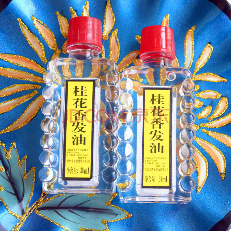 【臻心选】扬州桂花头油3瓶国货桂花香发油老式一枝花头油男女玻璃瓶