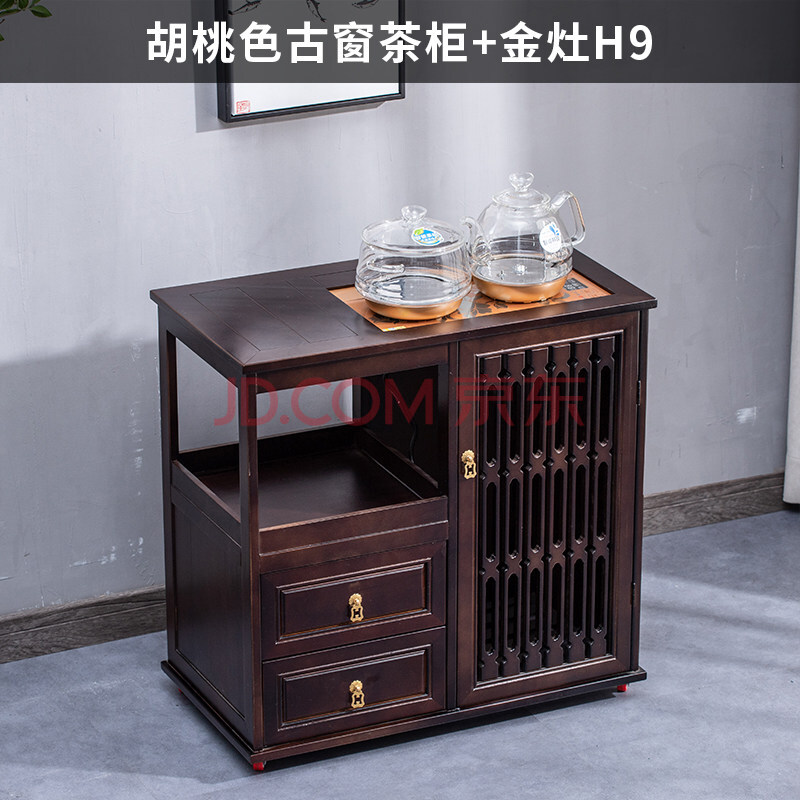 茶桌客厅家用阳台茶桌办公室茶台茶桌椅小茶桌茶台茶柜实木茶水柜木