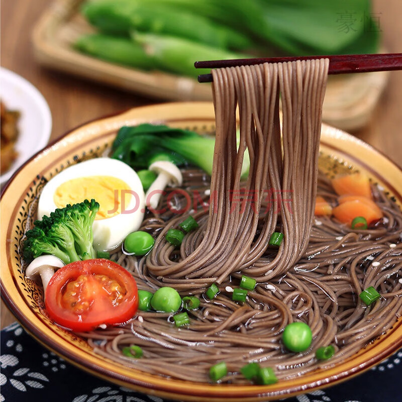 可局实惠好货】0脂肪荞麦面条龙须挂面减速食早餐代餐肥抵脂粗粮批发 0脂荞麦龙须面150克