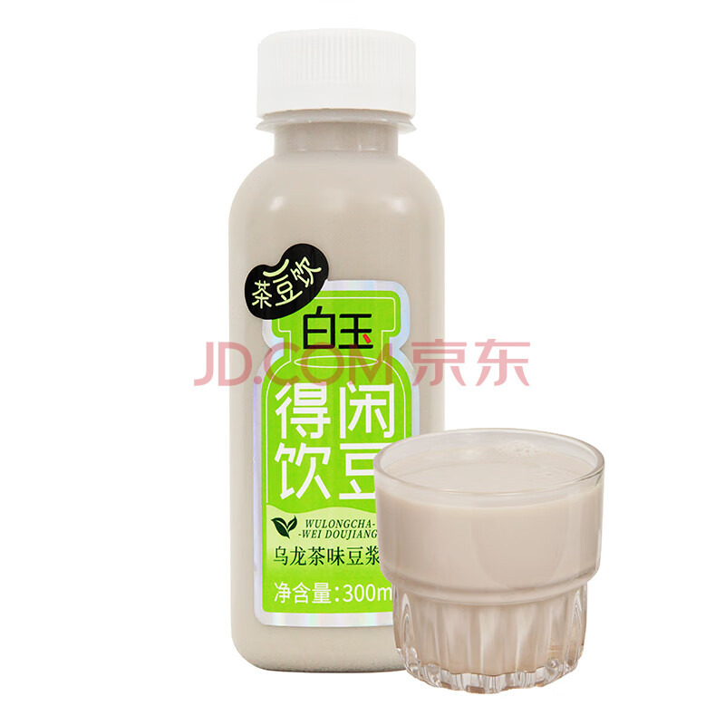 白玉乌龙茶味豆浆瓶装300mL