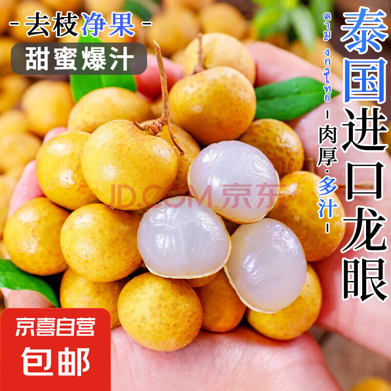 泰国龙眼新鲜进口鲜桂圆果应季现摘鲜甜水果整箱批发包邮 带箱 1斤