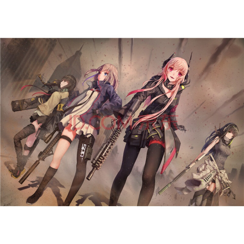 【九折特惠】少女前线墙纸少女前线德皇/g11/fal动漫游戏周边大卷轴