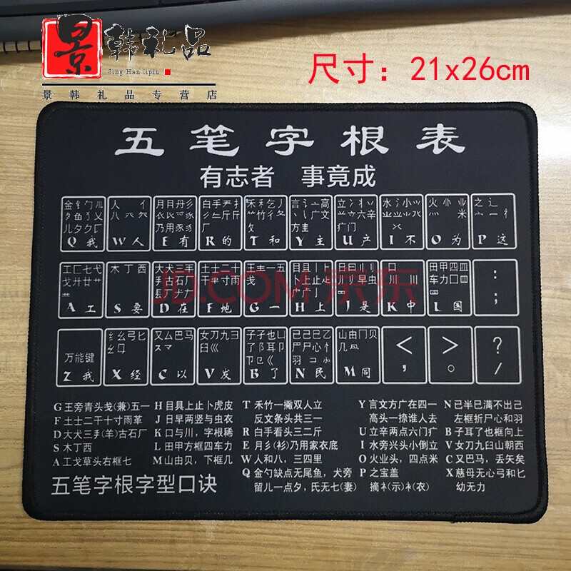 初学者五笔字根表鼠标垫键盘图图纸墙画字根表图纸高清五笔鼠标垫学打