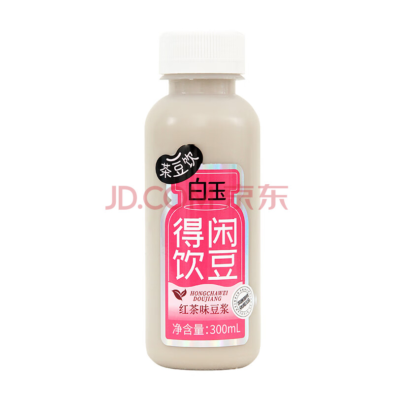 白玉红茶味豆浆瓶装300mL