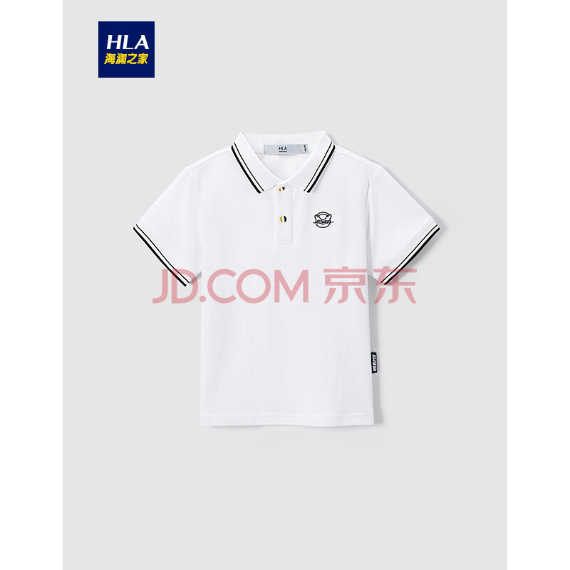 hla海澜之家短袖polo衫2020夏季角色logomr.