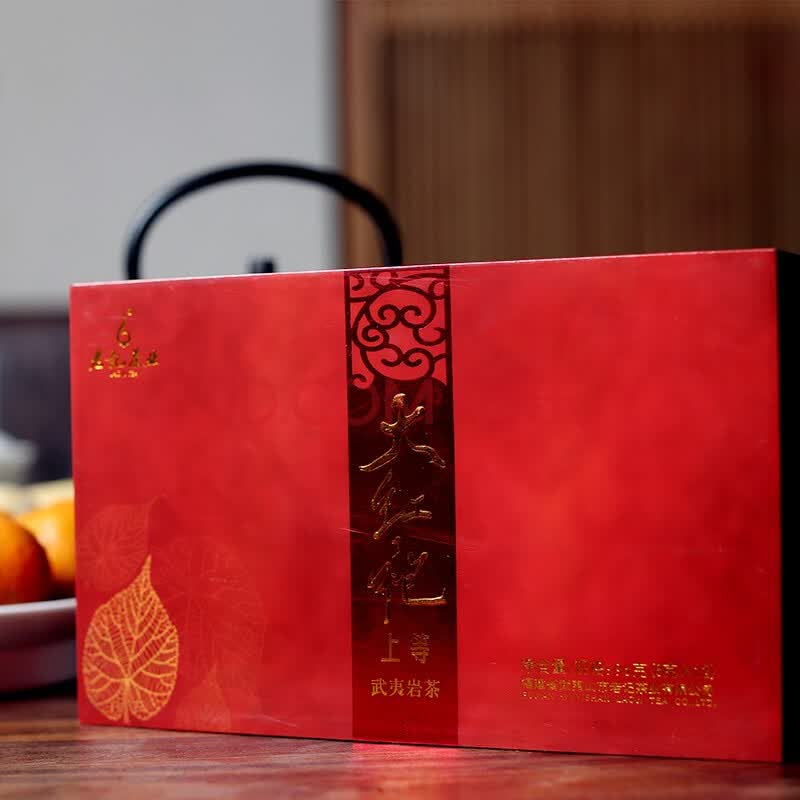 老记大红袍茶叶 上等系列之大红袍 96g精装礼盒茶