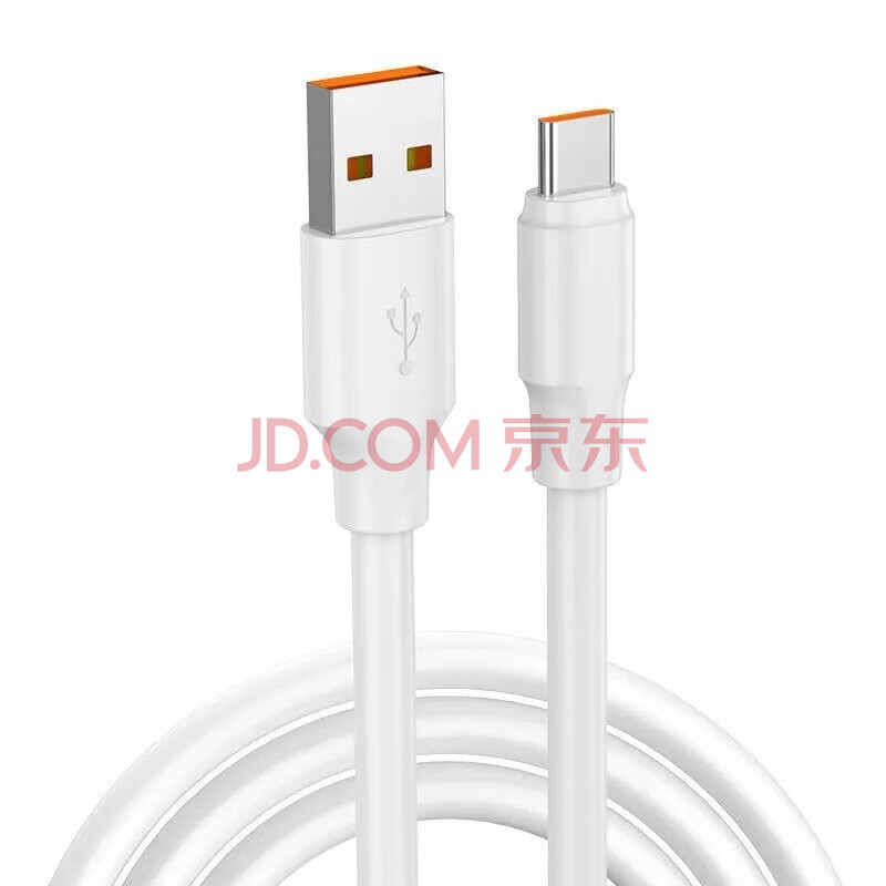 【精选】6A快充数据线闪充Type-c适用华为小米荣耀VIVO安卓充电线 TPE-6A线 1条装 0.25米