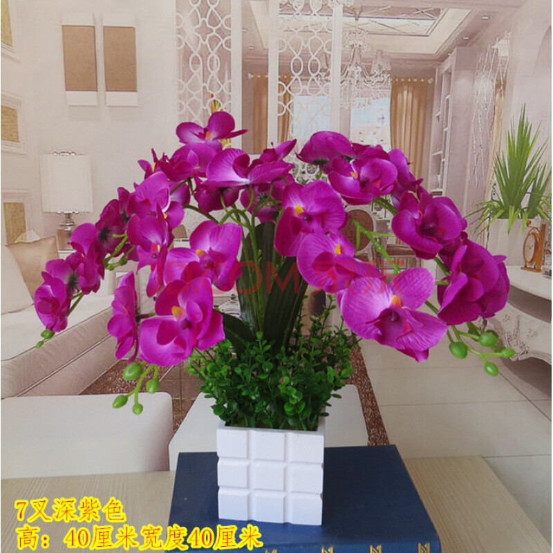 真蝴蝶兰花蝴蝶兰仿真花盆栽假花客厅卧室摆放花艺装饰花塑料花干花
