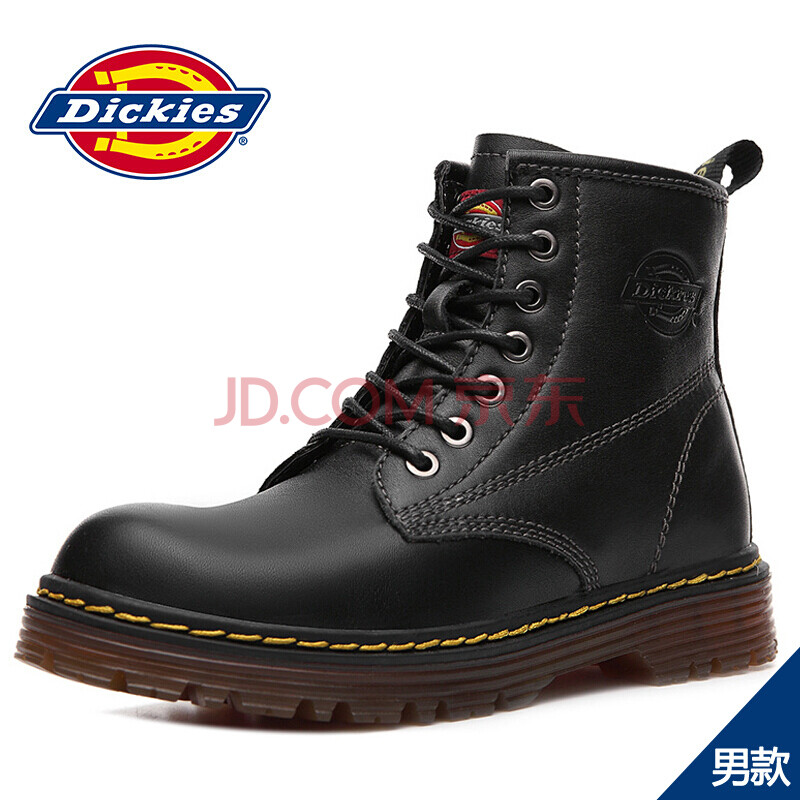 DickiesÄÐÑ¥2017Çﶬ¼¾¸ß°ïÄÐЬº«°æ¹¤×°Ó¢Â×·çÕæÆ¤ÇéÂÂÑ¥×ÓµÛ¿ÍÂí¶¡Ñ¥ÄÐÊ¿¶ÌѥŮ ºÚÉ«(ÄÚÀï²¼) 40