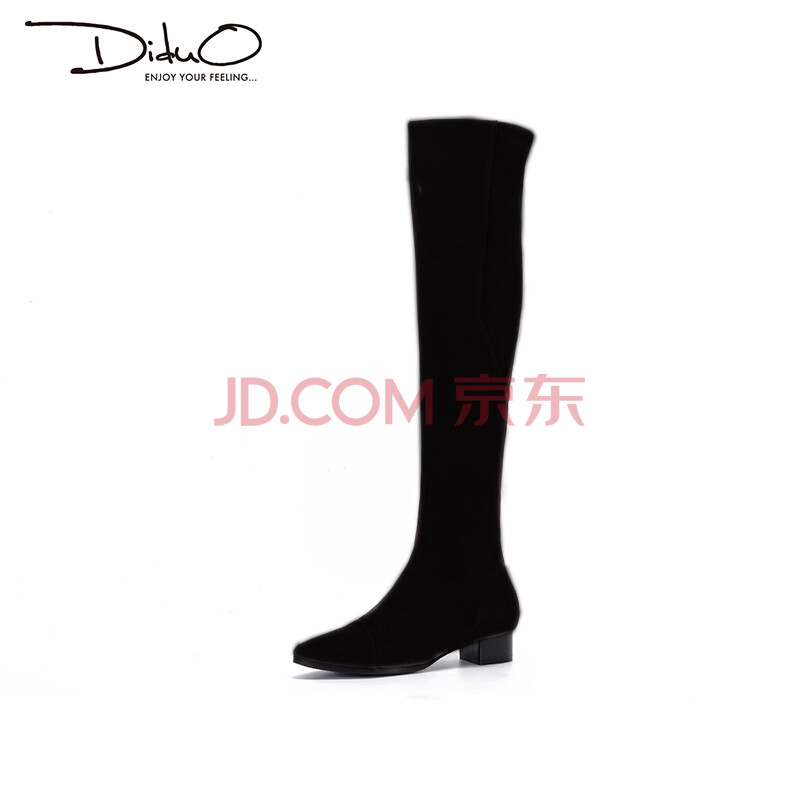 µÏ¶ä£¨diduo£© µÏ¶ä¶¬Ð¿îÅ·ÃÀʱÉÐÕæÆ¤Ñò·´ÈÞÆ¤µÍ¸úÊÝÍÈÆ½µ×¸ßͲ¹ýÏ¥³¤Ñ¥³±Ñ¥Å® ºÚÉ« 34
