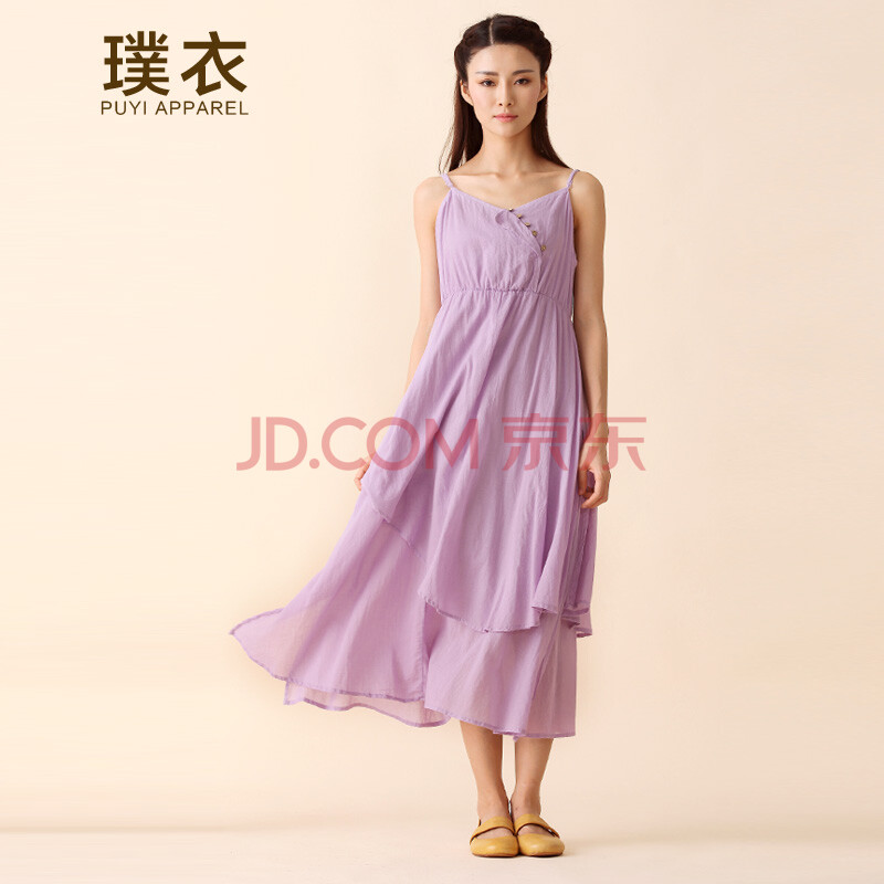 夏季新款棉麻连衣裙韩牌子品质好 新款好用