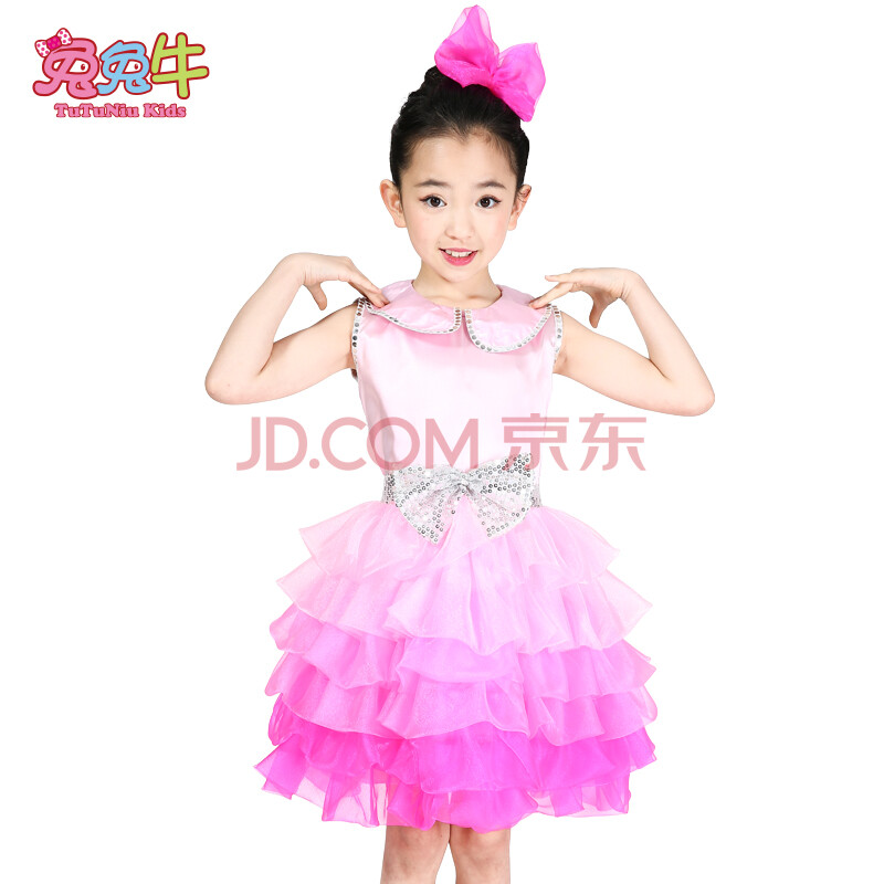 六一儿童合唱服中小学生诗歌朗诵合唱服装纱裙儿童大图片