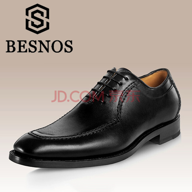 BESNOS п¼¾ÄÐЬÁ÷Ðж¨ÖÆÐ¬ÄÐʱÉÐÍ·²ãţƤÄÍĥƤЬ£¨Ë½È˶¨ÖÆ£¬²»Ö§³ÖÍË»»£© ºÚÉ« 44