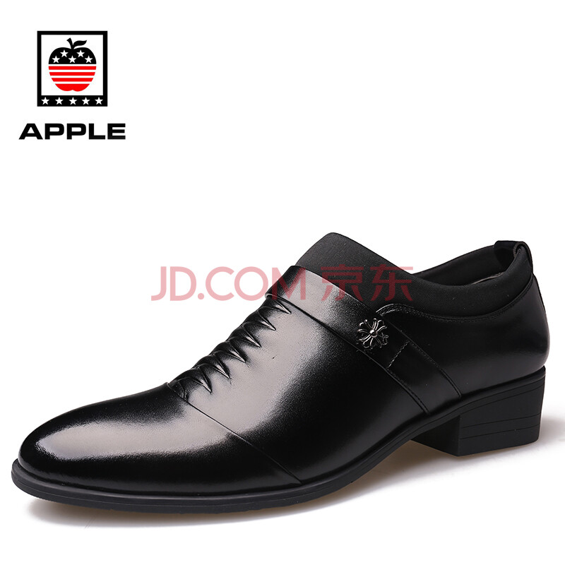 AppleÃÀ¹úÆ»¹ûƤЬÄÐЬ ÄÐÊ¿ÉÌÎñÐÝÏÐЬ¼òÔ¼Õý×°ÄÐÆ¤Ð¬ 17136AP299 ºÚÉ« 39