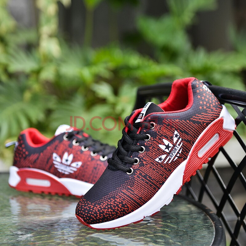 秋冬季新款运动鞋男士跑步鞋网布透气休闲鞋超轻慢跑鞋耐磨休闲旅游鞋